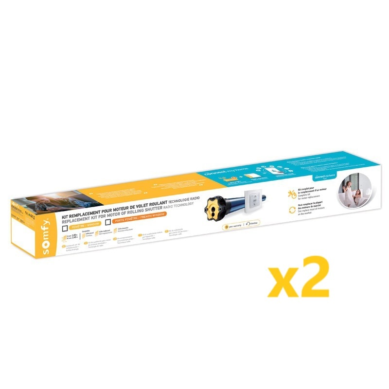 Smart zestaw do automatyzacji małych rolet 2 szt. - 2x1240388-zestaw - 1 - Somfy
