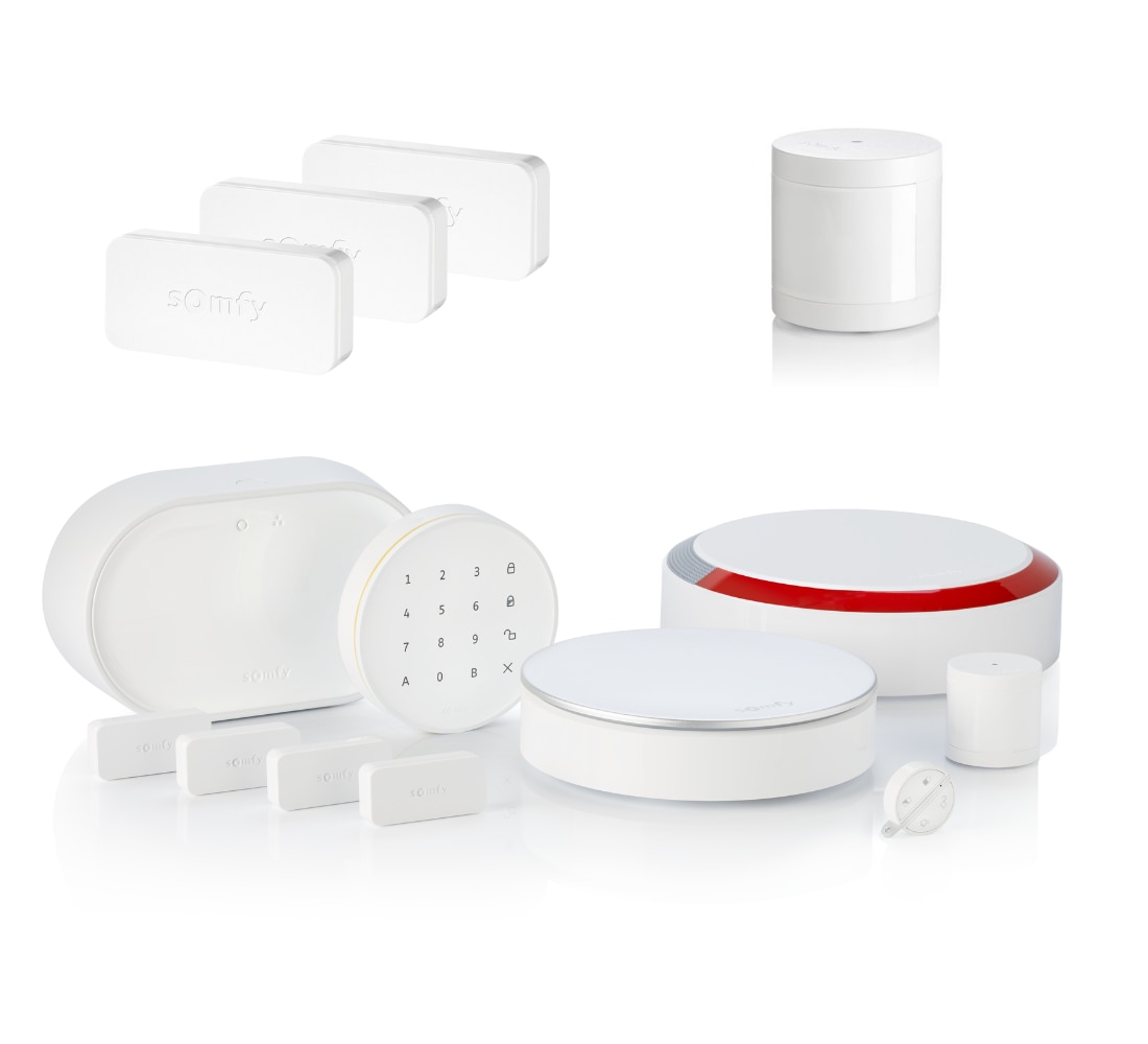 Image Zestaw alarmowy Home Alarm Advanced Max z dodatkowymi czujnikami ruchu i IntelliTag