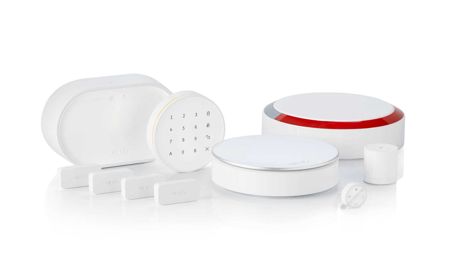 Zestaw: Home Alarm Advanced Max + Kamera zewnętrzna biała - 1875254-1875345-zestaw - 2 - Somfy