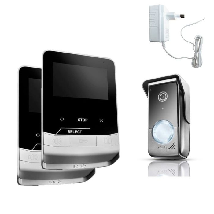 Somfy
Wideodomofon V100+ z dodatkowym monitorem wewnętrznym