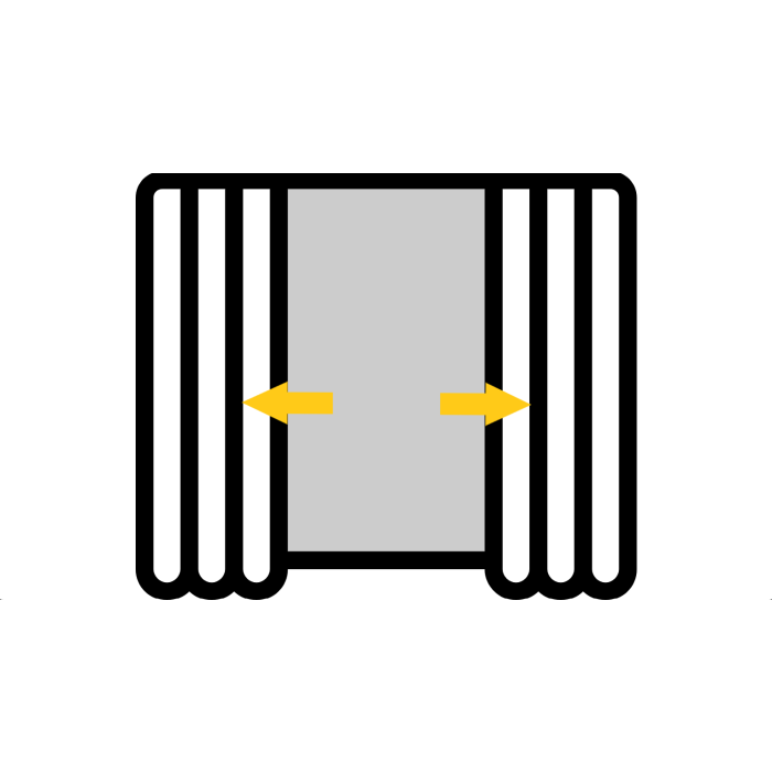Karnisz elektryczny z regulowaną szyną DIY