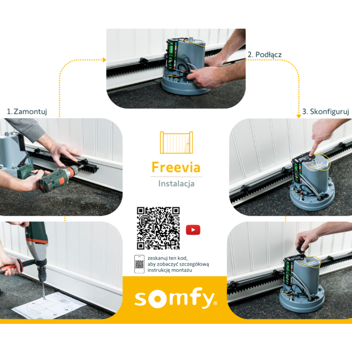 Somfy
Freevia 400 - montaż