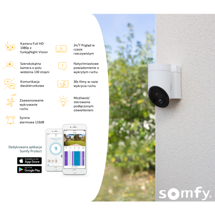 Zestaw alarmowy Home Alarm Advance Max z kamerą zewnętrzną