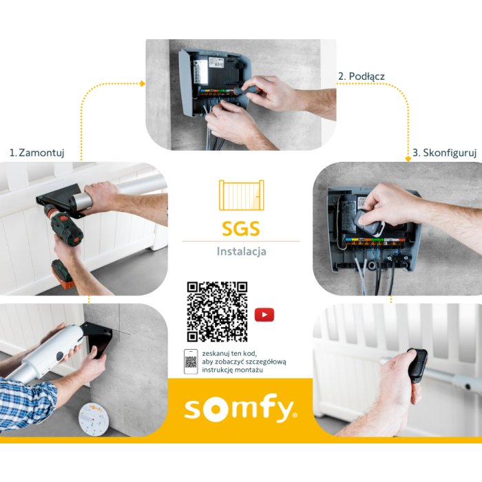 Somfy
Zestaw do zdalnego sterowania bramą wjazdową: Connectivity Kit + SGS Essential + V100+