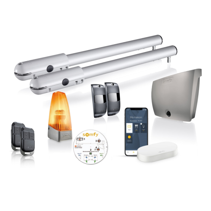 Napęd do bram dwuskrzydłowych SGS Essential + centrala sterująca Connectivity Kit