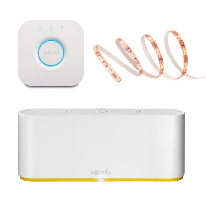 Somfy
TaHoma switch + zestaw Philips z taśmą LED