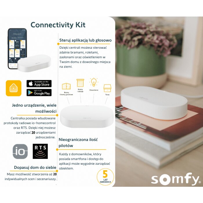 Zestaw smart home z odbiornikiem do gniazdka