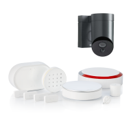 Zestaw: Home Alarm Advanced Max + Kamera zewnętrzna czarna