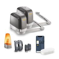 Napęd do bramy dwuskrzydłowej Lockyvia Essential + Centralka Connectivity Kit 