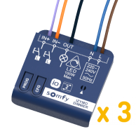 Zestaw odbiorników IZYMO Dimmer io wł/wył z funkcją ściemniania LED