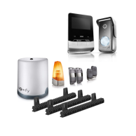 Napęd do bramy przesuwnej Freevia 400 + Wideodomofon V100+ Somfy