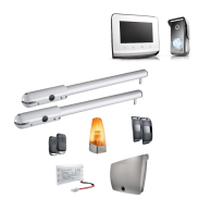 Napęd do bramy skrzydłowej SGS Essential z wideodomofonem V350 Somfy
