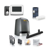 Napęd do bramy przesuwnej Slidy Moove 600 + Centralka Connectivity Kit + Wideodomofon V350